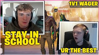CLIX on EU SERVER SHUTS UP MONEYMAKER in a TOXIC 1v1 Wager! (Fortnite Moments)