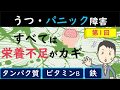 【うつ・パニック障害】タンパク質とビタミンBと鉄が不足している理由