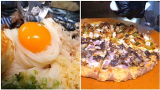 Making Asianamircan Pizza, Ramen Street Food