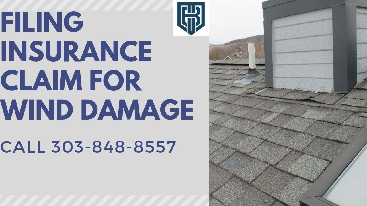 Wind Damage To Roof Insurance Claim Help Commerce City CO