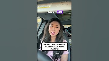 Useful #vietnamese words for kids part 2 #vietnameseforbeginners #vietnameseforkids
