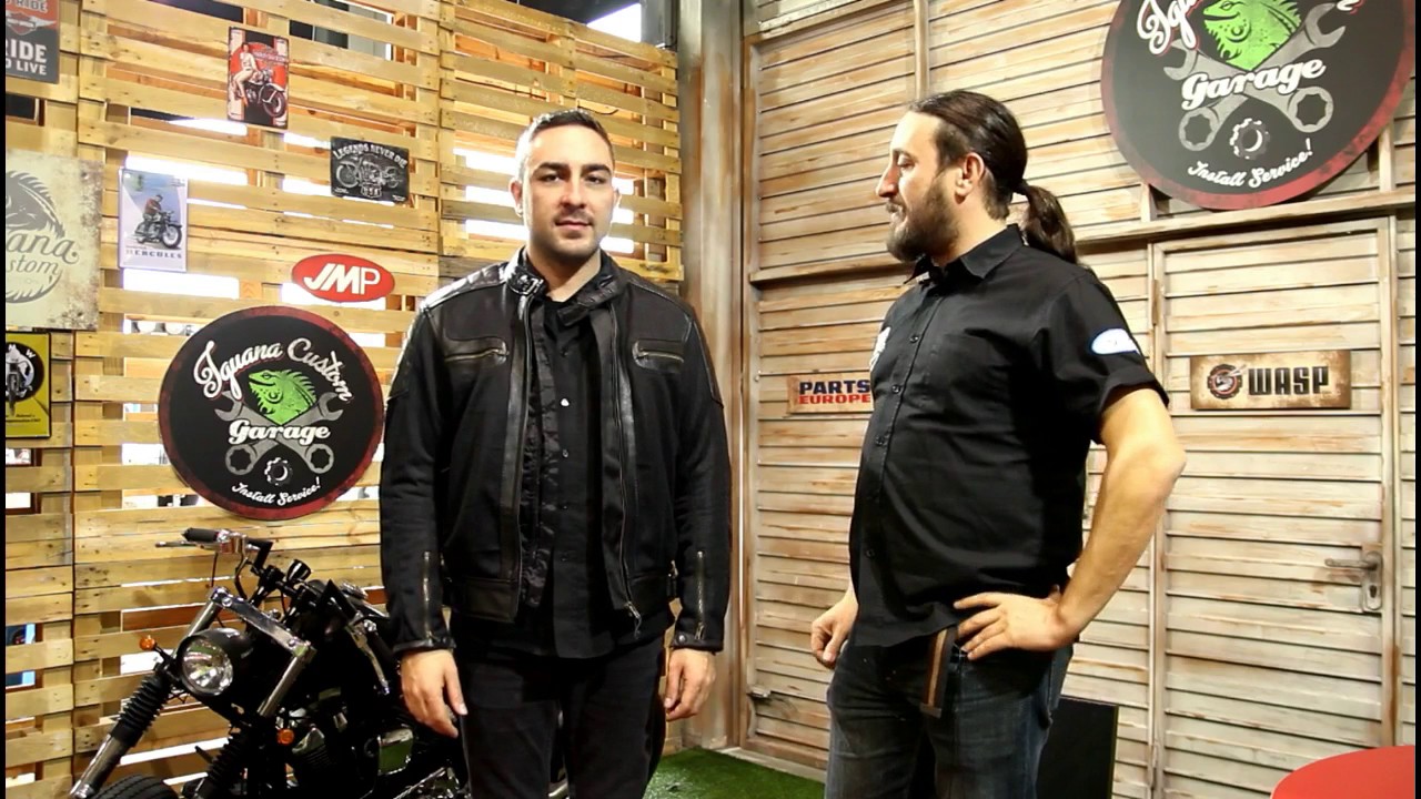 Chaqueta verano con piel Road Rash Iguana Custom Collection - YouTube
