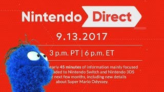 Nintendo Direct 9/13/17 Live Commentary With Arlo