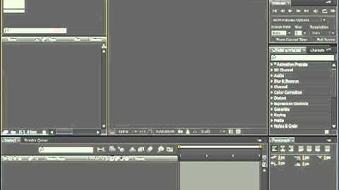 atomictraining.com | After Effects CS4 Training - Creating a New Project