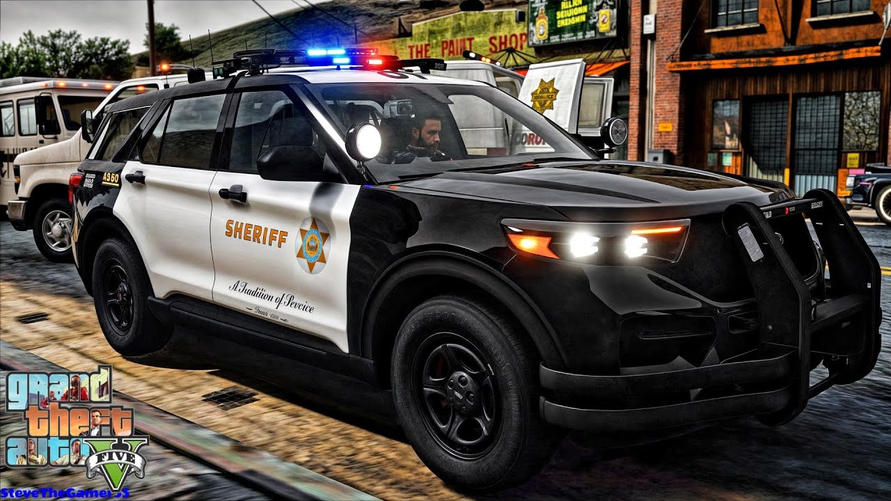GTA 5 Sheriff Monday Patrol |  GTA 5 Mod Lspdfr|| #lspdfr #stevethegamer55