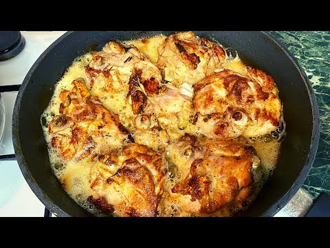 Grandpa taught me how to cook incredibly delicious chicken thighs! No oven!