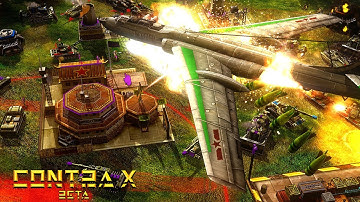 Nuked So Hard It Crashes Your Game - Contra X Beta - Cinematic Nuke Super Units In Action -Zero Hour