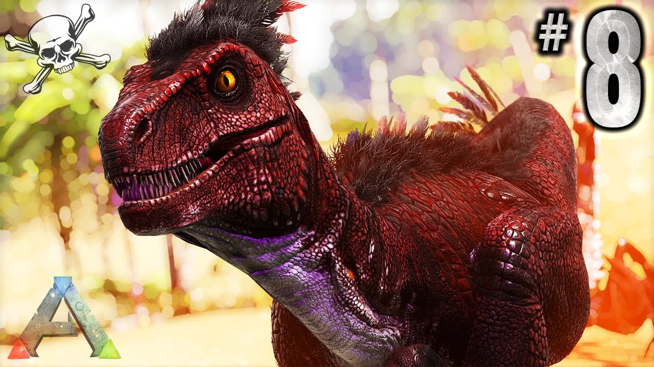 CHASED BY AN ALPHA RAPTOR PACK | Part 8 | ARK: Survival Evolved ...