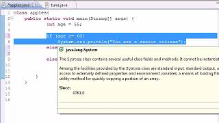Java Programming Tutorial   19 -  else if Statement