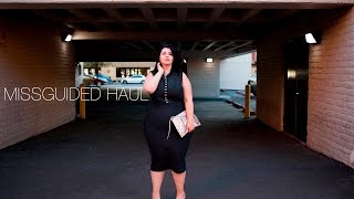 PLUS SIZE FASHION TRY ON HAUL | sexy realness with MISSGUIDED