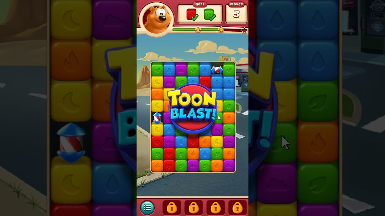 Toon Blast level 2 no boosters 😈
