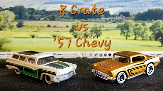 8 Crate Vs 57 Chevy 164 Diecast Drag Race