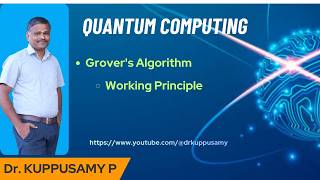 14 Grover's Algorithm Working Principle in Quantum Computing