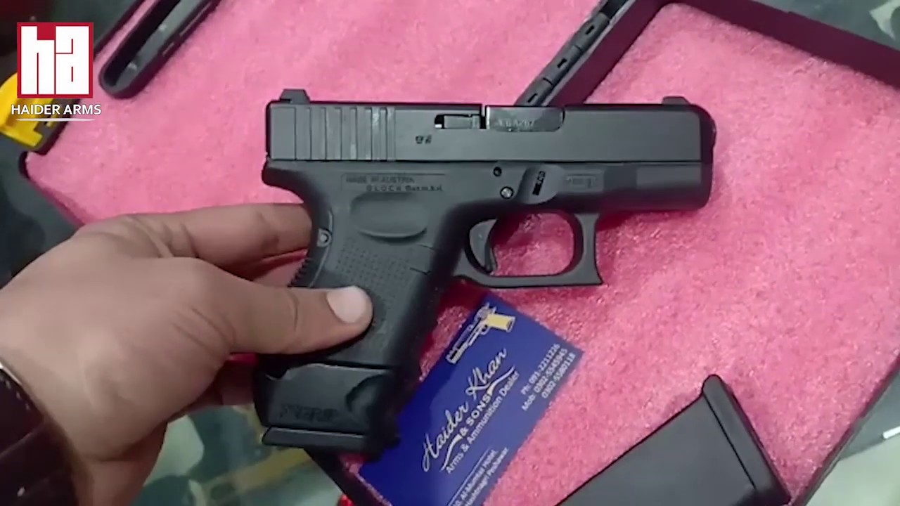 Glock26 9mm Pocket Size Pistol 12&15 Shots Magazine Capacity