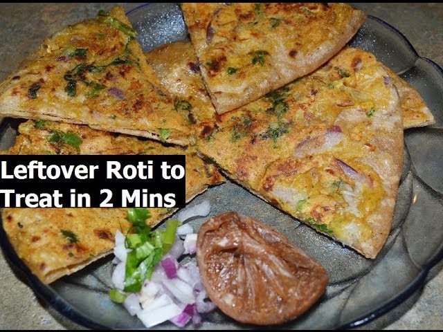 Convert Leftover Chapati, Roti to Delitious Treat in 5 Mins Smart recipe by Chawla
