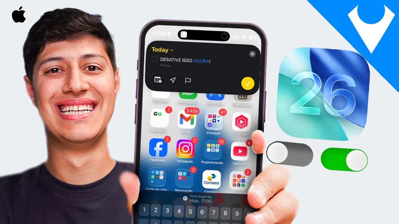 iOS 26 - 13 Configurações que você PRECISA alterar imediatamente!