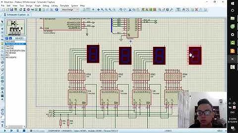 Vẽ bộ kit 4 led 7 đoạn và chạy demo 1 chương trình