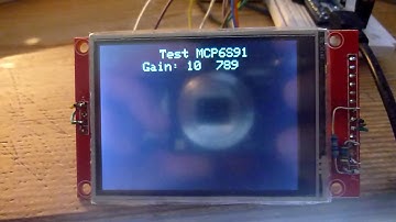 STM32 O Scope DLO138 SPI Test MCP6S91