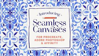 Premium Art-Enhancing Seamless Texture Canvases for Procreate, Affinity Designer and Adobe Photo...