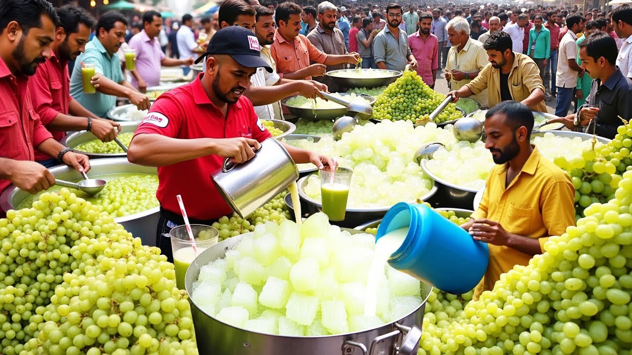 REFRESHING STREET JUICES COMPILATION | INSANE ROADSIDE SUMMER DRINKS | AMAZING STREET FOOD PAKISTAN