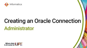 Creating an Oracle Connection in Administrator