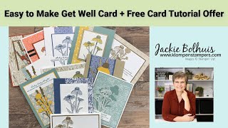 Can You Believe A DIY Get Well Card Is This Easy To Make? | Free Card Tutorial Offer screenshot 2