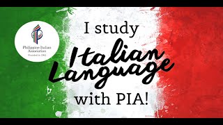 I STUDY ITALIAN WITH PIA