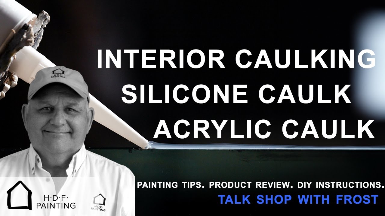 How do I know if I should use silicone or acrylic latex caulk?