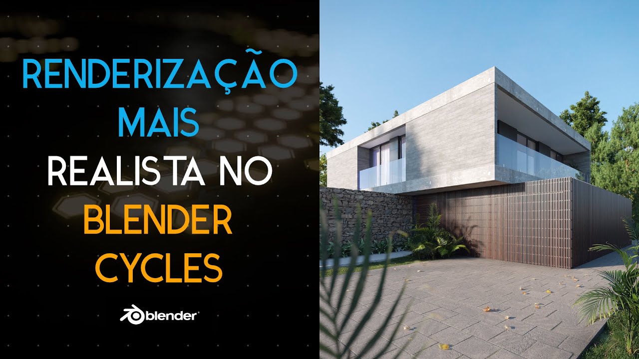 Como Obter Renderizações Externas Mais Realistas Pt1 - Archviz Blender Cycles