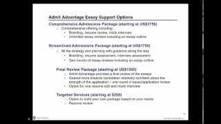 MBA Game Plan:  Making a Decision & Planning for the Next Attempt - Webinar screenshot 2