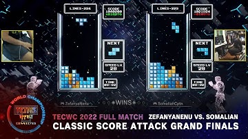 TECWC 2022 - Nenu vs. Somalian - CLASSIC SCORE ATTACK GRAND FINALS | Tetris Effect: Connected