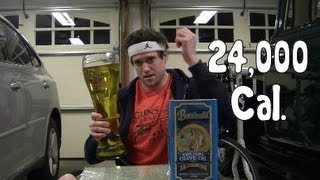 Idiot Consumes 24,000 Calories of Fat in 3min Resimi