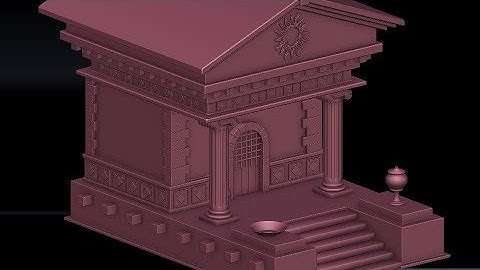 Blender: Modeling a Temple (Part 3 of 3)