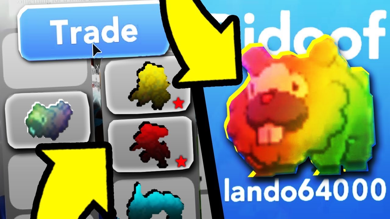 What Happens If I Trade A Rainbow Bidoof In Pokemon Brick Bronze Youtube - rainbow bricks roblox