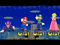 Mario party 9 step it up  wauigi vs mario vs luigi vs daisy master difficulty cartoons mee