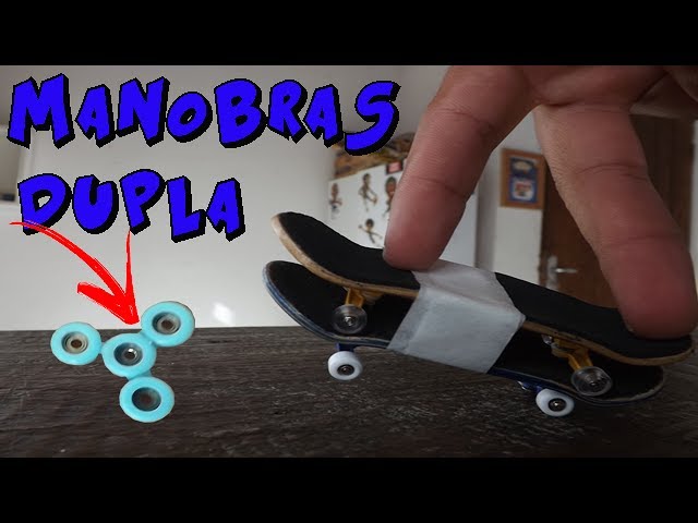 Manobra dos seguidores! #fingerboard #skatedededo #manobra