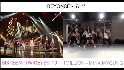 SIXTEEN (TWICE) & MINA MYOUNG 1MILLION - Beyonce 