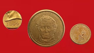 MOST Valuable Zachary Taylor 1849 $1Coin Worth Money Presidential Dollar Coin Value.History Reveale.