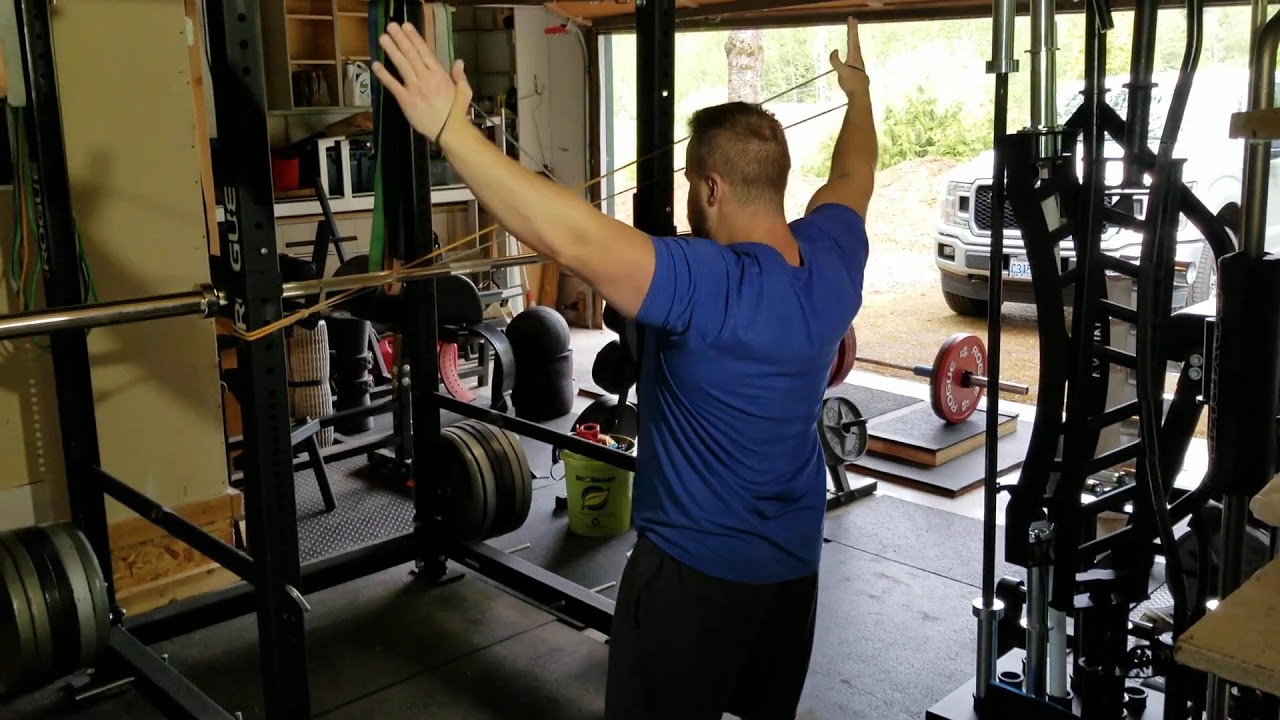 Banded Rear Delt Angels - YouTube