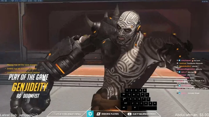 Overwatch Rollout Doomfist God GetQuakedOn Tryhard Gameplay -POTG-