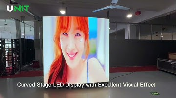 How to Install Stage Curved LED Video Wall with LED Display Truss