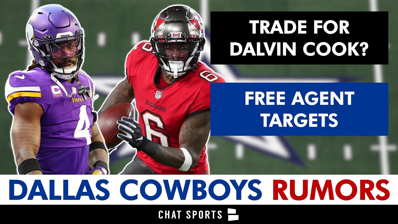 Cowboys Rumors Dalvin Cook Trade + Signing Free Agents Like Julio