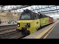 The Class 70 Colas Rail Freight No.70810 as Light Engine of Movement was passed by at Carlisle.