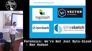 Forensics: We're Not Just Byte-Sized - Ben Hodson