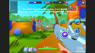 Nerf Superblast Game App: 3 vs 3 Battle! (Featuring Click~🤍 and @gellalosen (Gellalosen)) screenshot 5