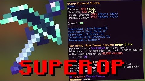 crafting the MOST OVERPOWERED WEAPON on CraftersMC Skyblock!
