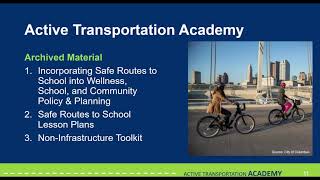 ATA Introduction to Safe Routes To School SRTS Webinar