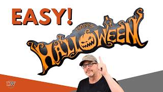 DIY Halloween Laser Cut Sign |  Easy and Profitable Tutorial
