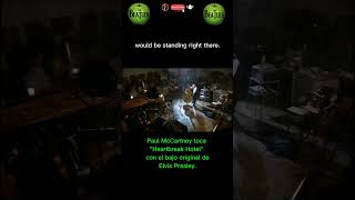 The Beatles. McCartney toca el Bajo de Elvis Presley #JEMAR #JEMARBeatles @rcp643
