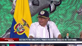 Gustavo Petro concluyó el Primer Encuentro Cocalero del Catatumbo